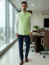 Light Green Nehru Jacket