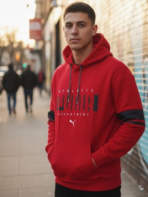 RED Hoodie PUMA