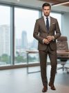 Taupe-Brown Suit