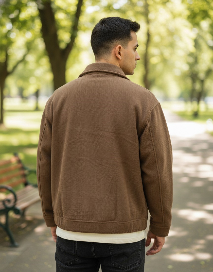 The Coffee Wool-Blend Shacket - Image 2