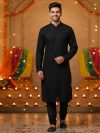 Black Kurta with Pajami