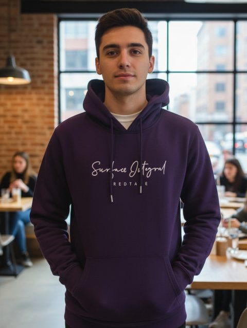 Men's Purple Hoodie REOTAPE