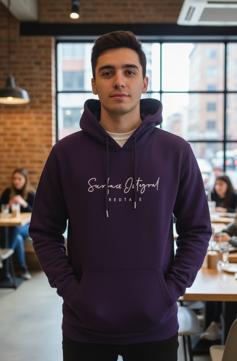 Men's Purple Hoodie REOTAPE