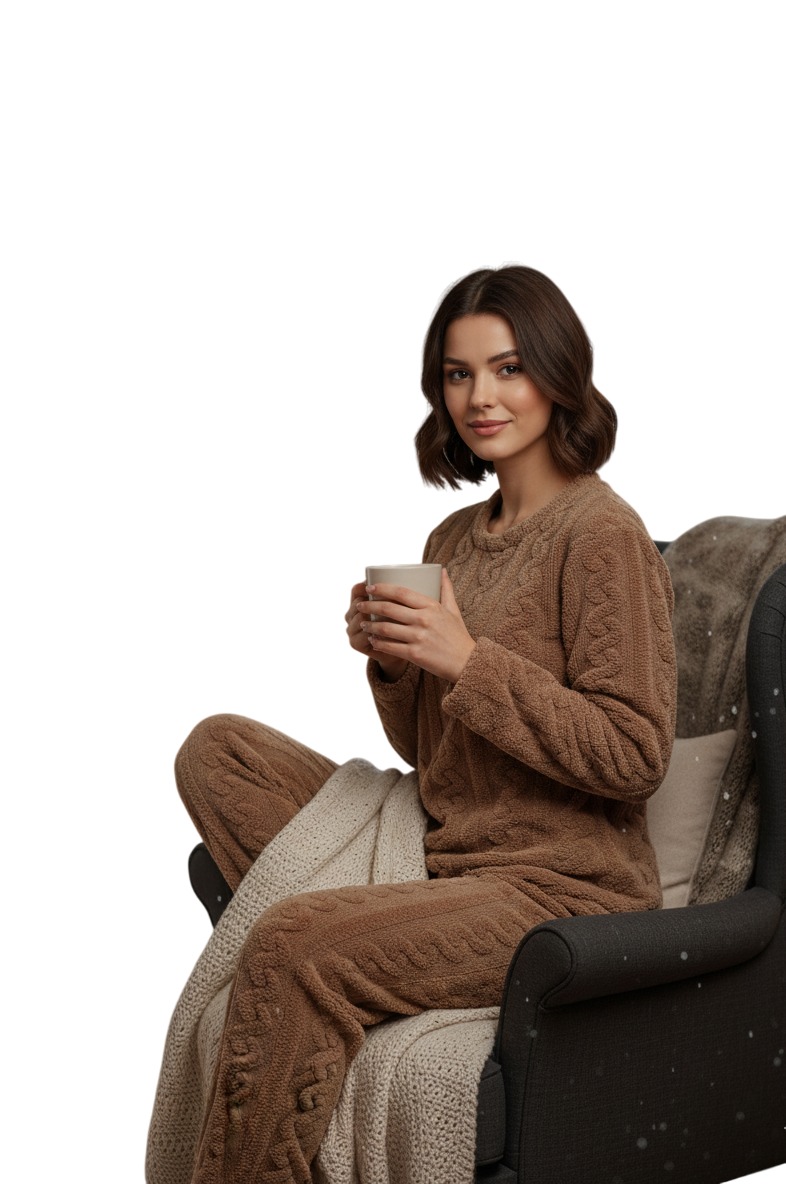 Brown night suit - Image 3