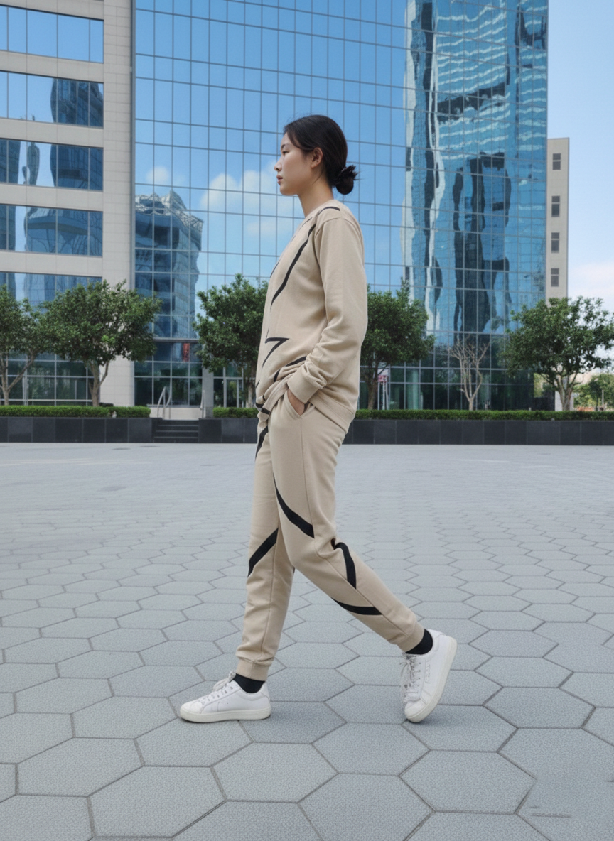 Light Khaki Co-ord Set - Image 2