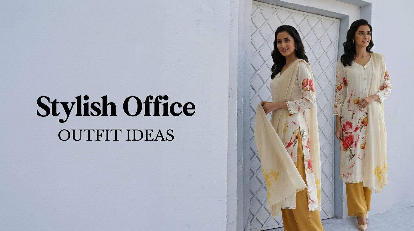 Best Summer Office Wear Ethnic Suit in Chandigarh, India By Aryans Design Den (ADD)