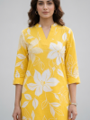 Floral Radiance Yellow Kurta Co-ord Set