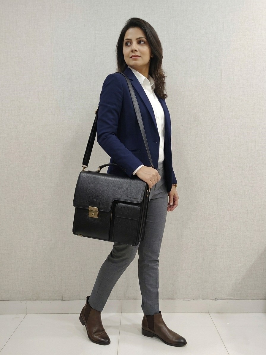 Pierre Cardin Black Hand Bag - Image 3