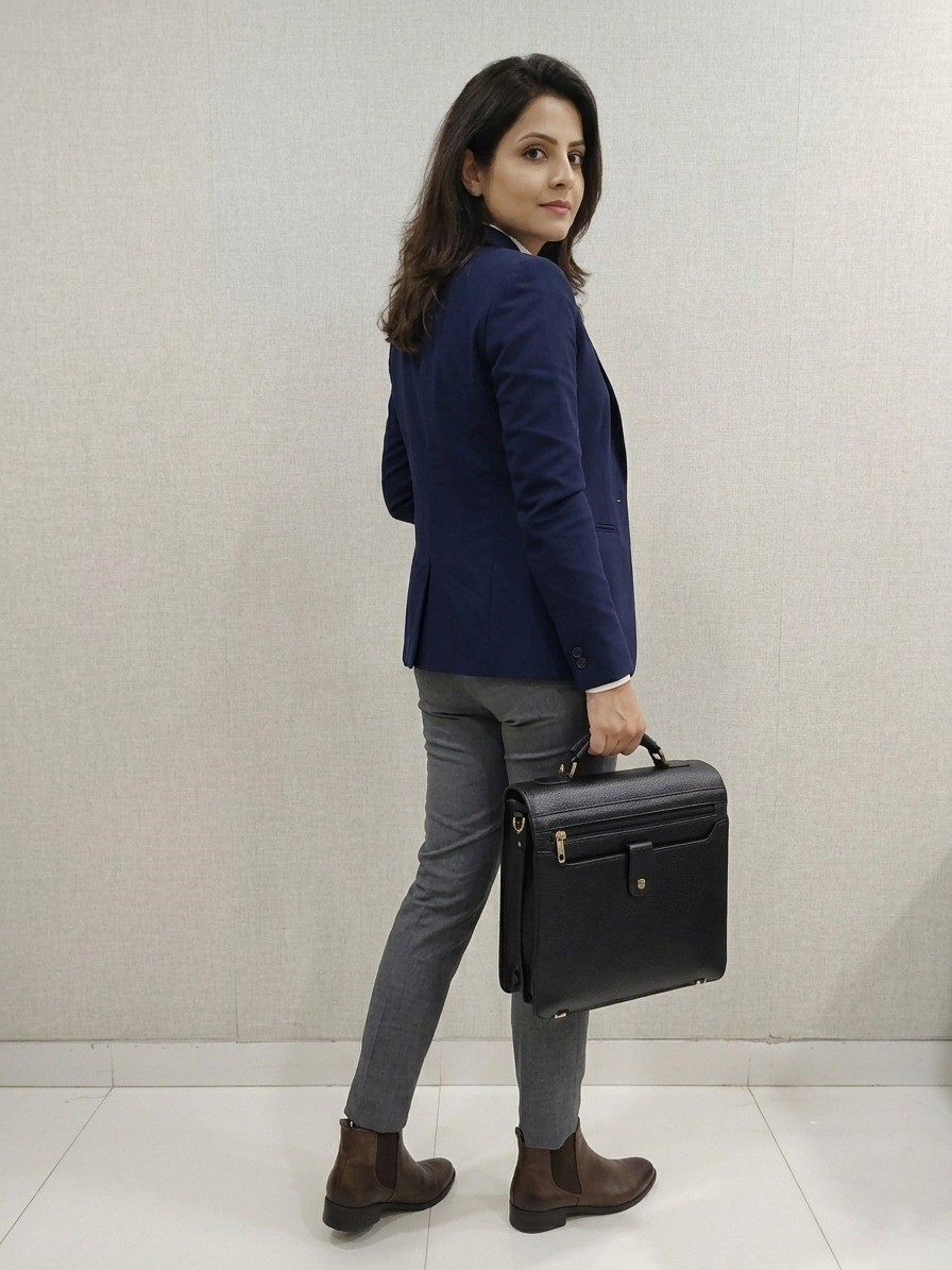 Pierre Cardin Black Hand Bag - Image 6