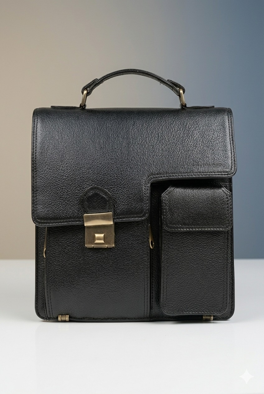 Pierre Cardin Black Hand Bag - Image 7