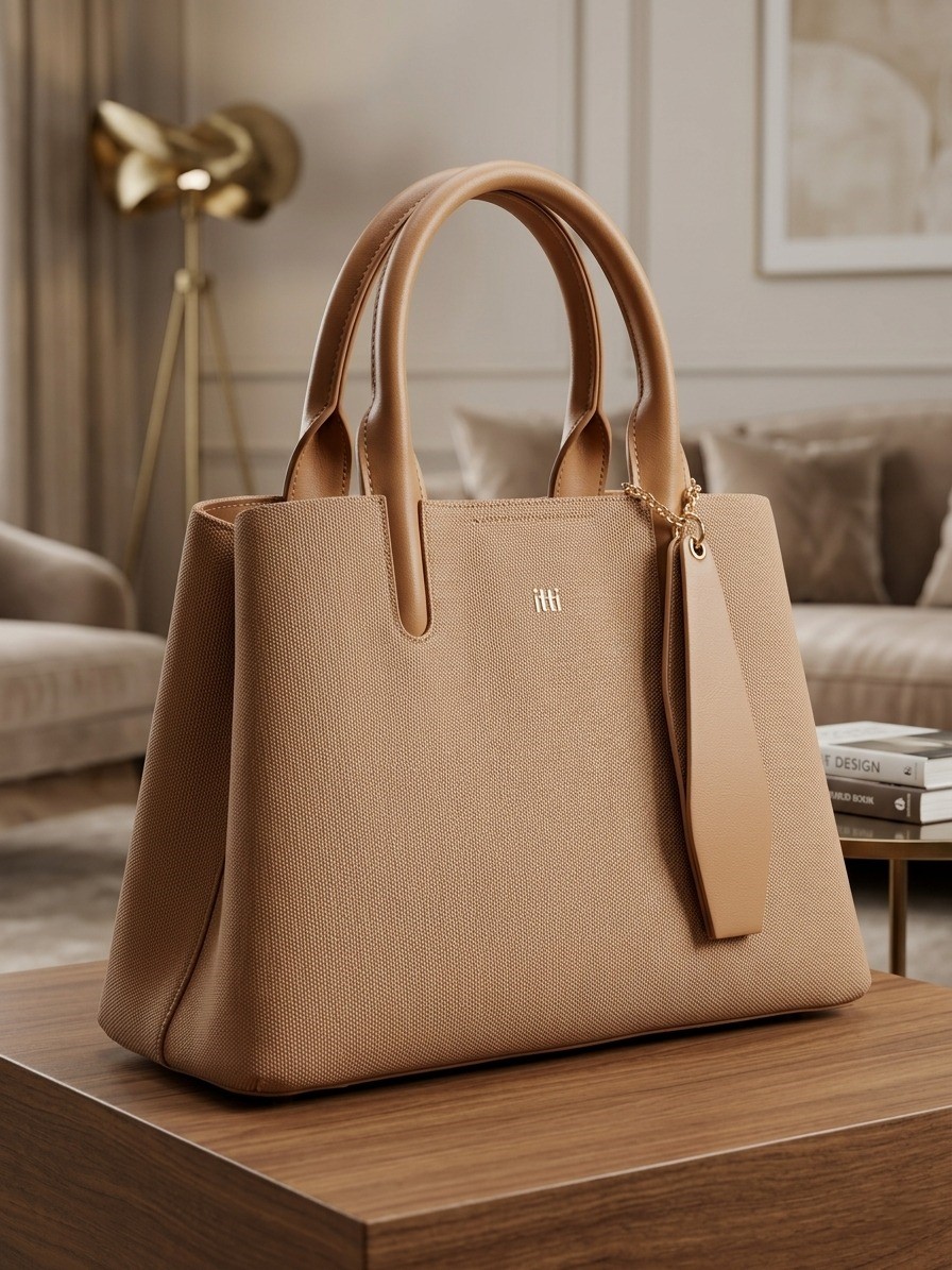 ITTI BROWN HAND BAG - Image 5