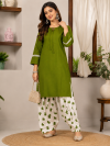 Green Farshi Kurta Set